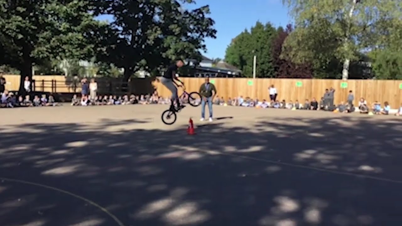 BMX Olympic Medallist Kye Whyte at Oakfield