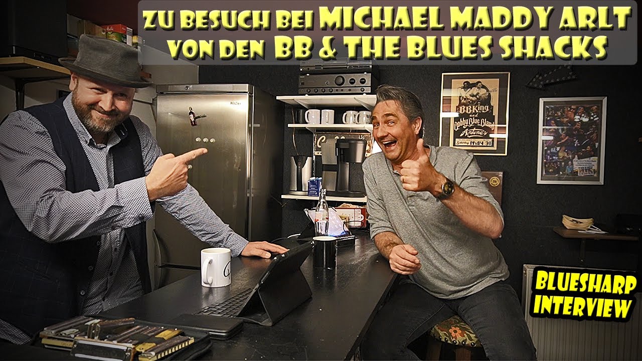 Blues Harp (Mundharmonika) lernen #10 Interview mit Michael Maddy Arlt von den BB & The Blues Shacks