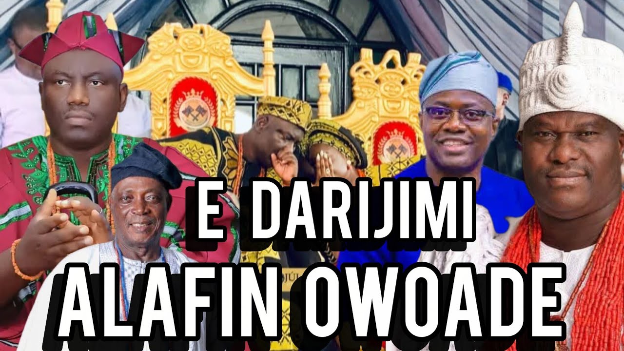 E DARIJIMI ! ALAFIN OWOADE YIO TORO IDARIJI