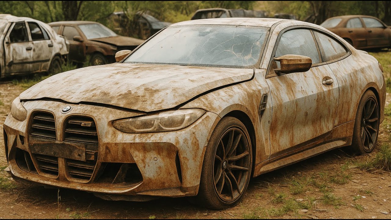 Wrecked BMW M4 Full Restoration | Complete Overhaul of Engine, Transmission & Body!
