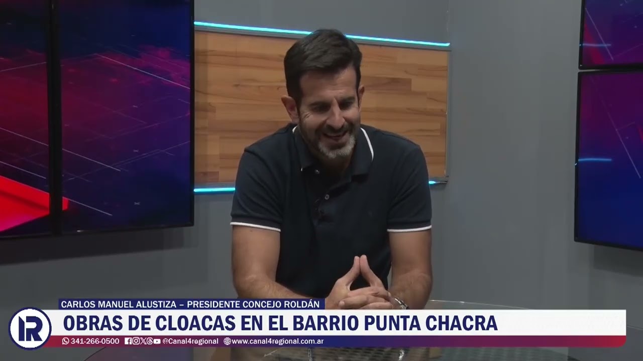 Alustiza habló sobre obras, planificación urbana y seguridad en Roldán