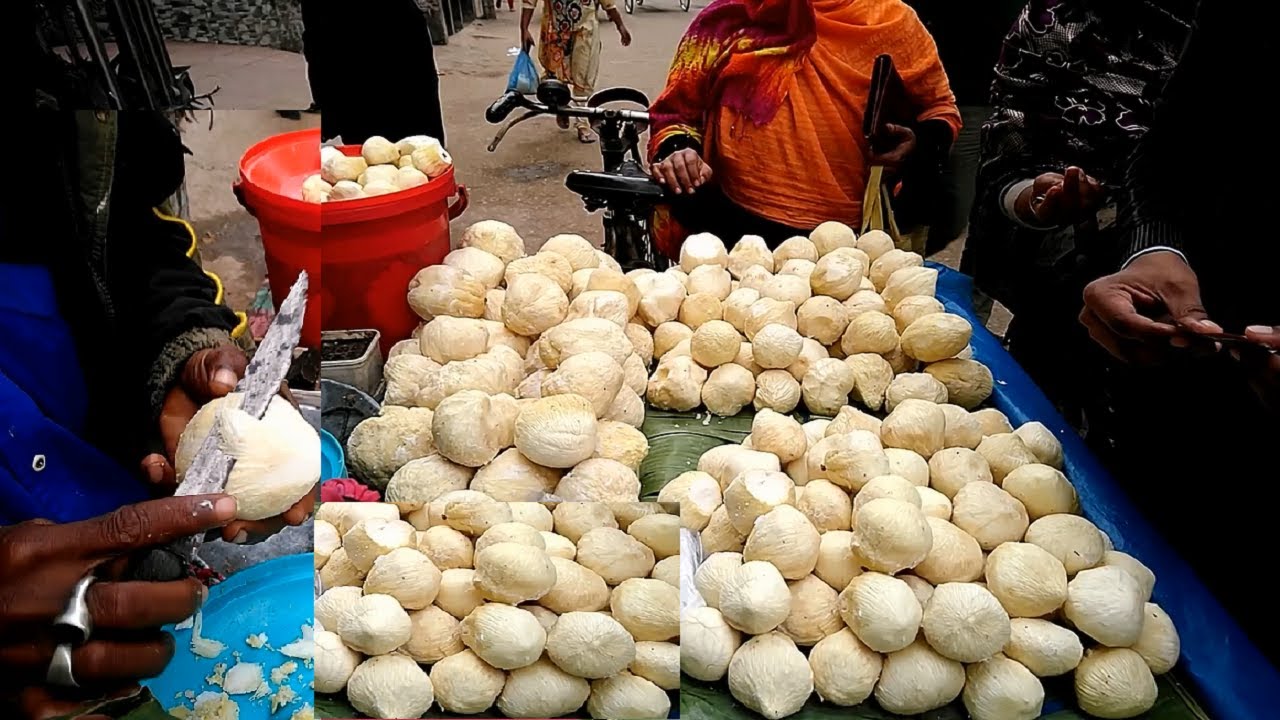Yummy# Fruits Coconut Fupa Spongy Sweet Bengali Amazing Fruits Narkel Fupa Tasty Food in BD