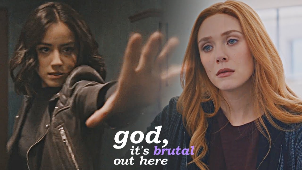 god, it's brutal out here... | Daisy Johnson and Wanda Maximoff