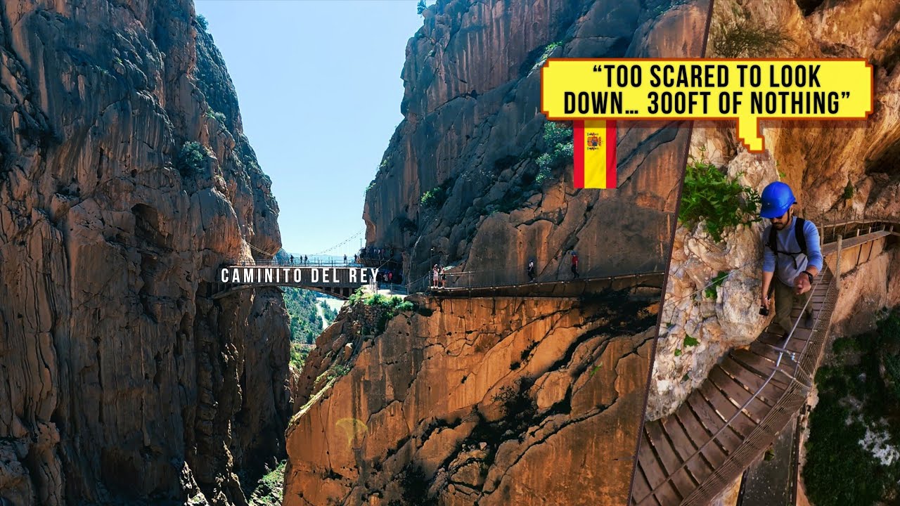 I don't think CAMINITO DEL REY is world's dangerous hike?🥱 Malaga Video Complete Travel Guide