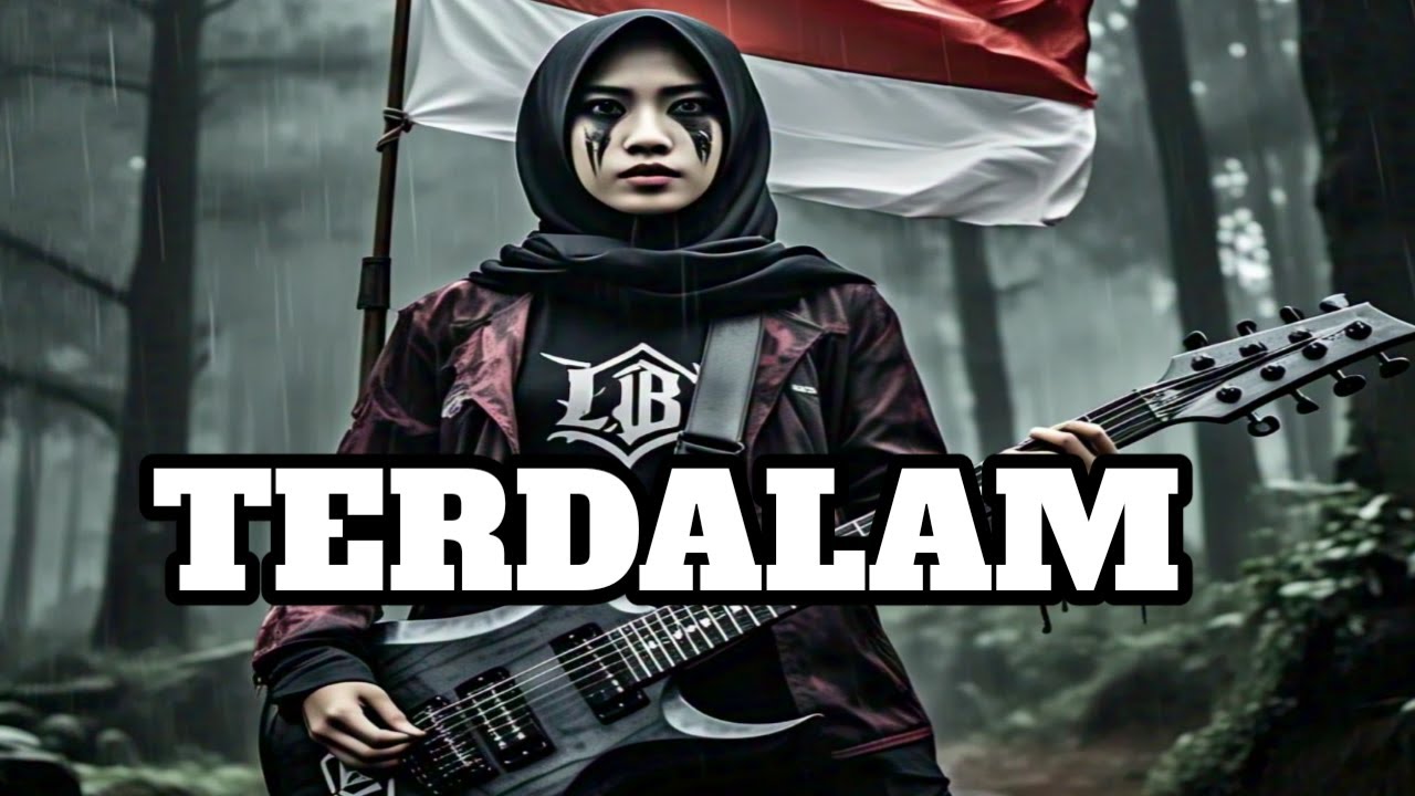 LB  -  TERDALAM | GOTHIC METAL ( LIRIK BERNADA ) #lirikbernada #music #viralvideo #trending