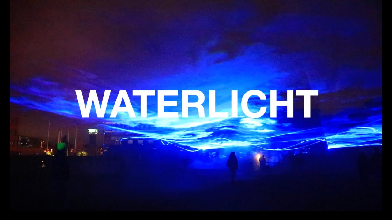Waterlicht - Daan Roosegaarde Peter-Behrens-Bau Oberhausen