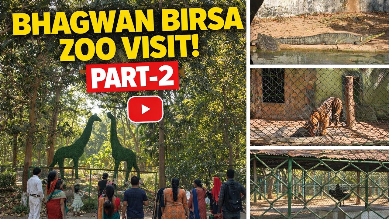 भगवान बिरसा zoo // ormanjhi// ranchi // part 2.