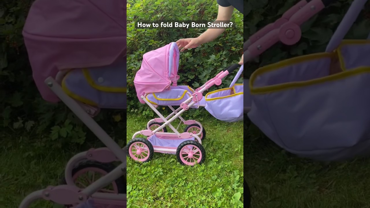 How to fold & unfold Baby Born Stroller #shorts #howto