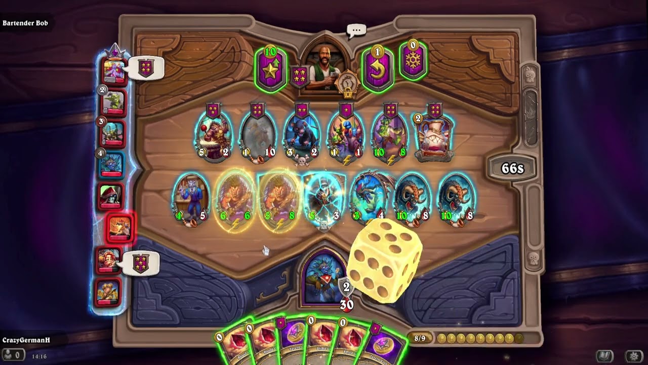 Hearthstone Battlegrounds Android Gameplay #178 - This Combo on Turn 6 is Free MMR