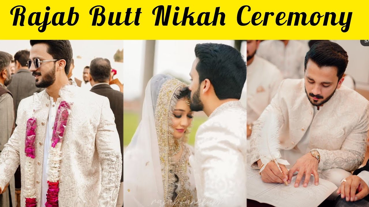 Rajab butt Nikah ceremony | Rajab butt | Rajab family vlogs