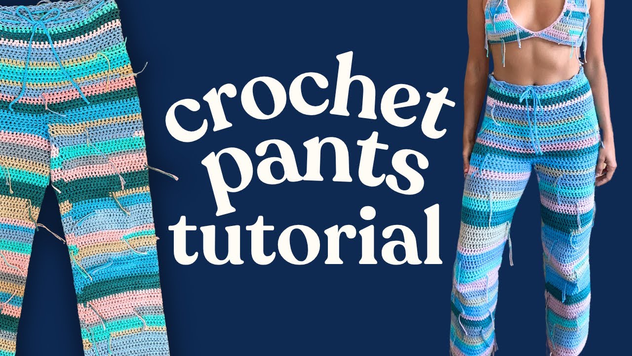 scrap yarn idea: easy crochet pants tutorial⎪inspired by karol g