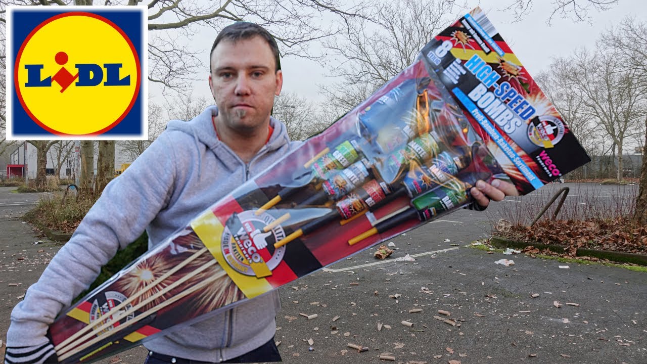 HIGH SPEED BOMBS | 9,99 € LIDL RAKETEN SET | ALLE 8 RAKETEN [Full HD]