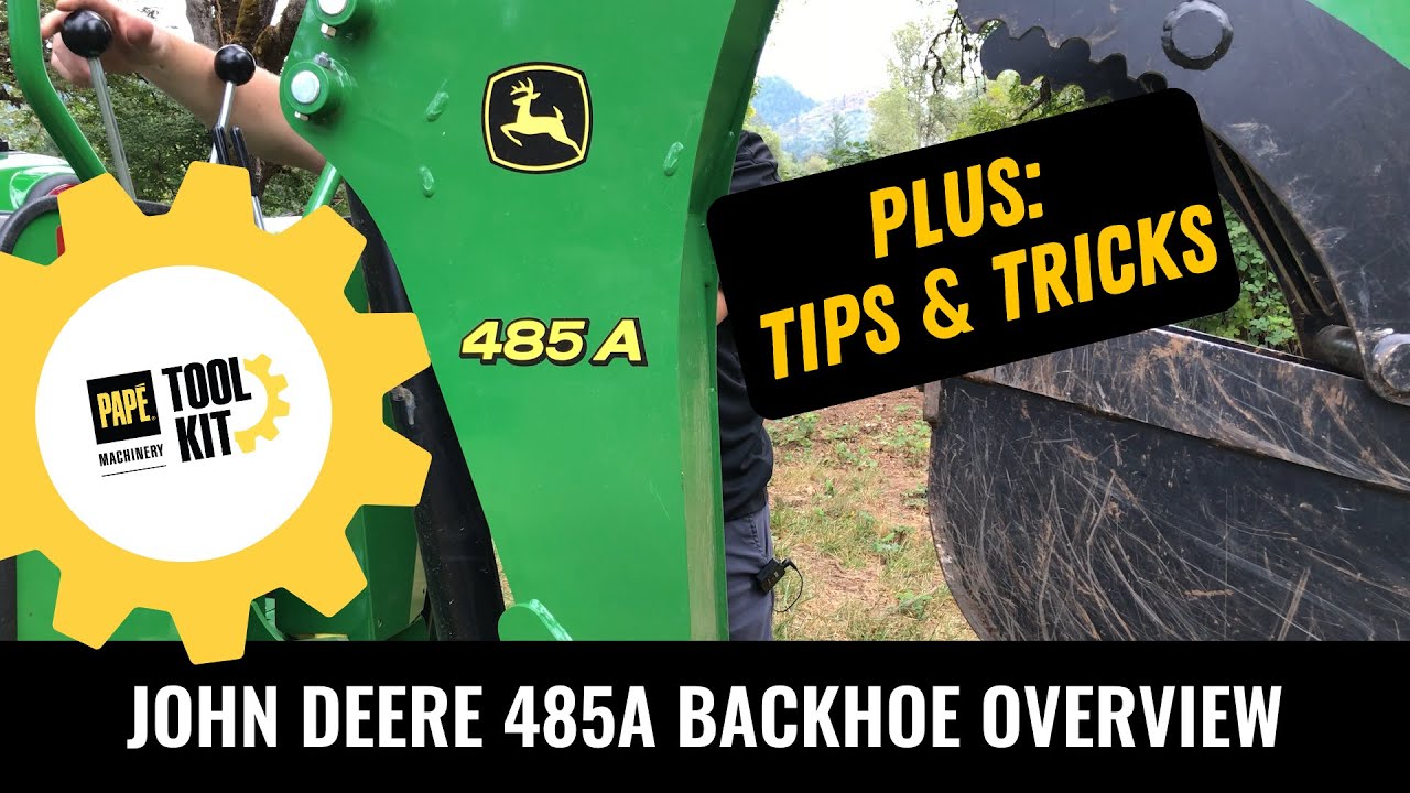 John Deere 485A Backhoe