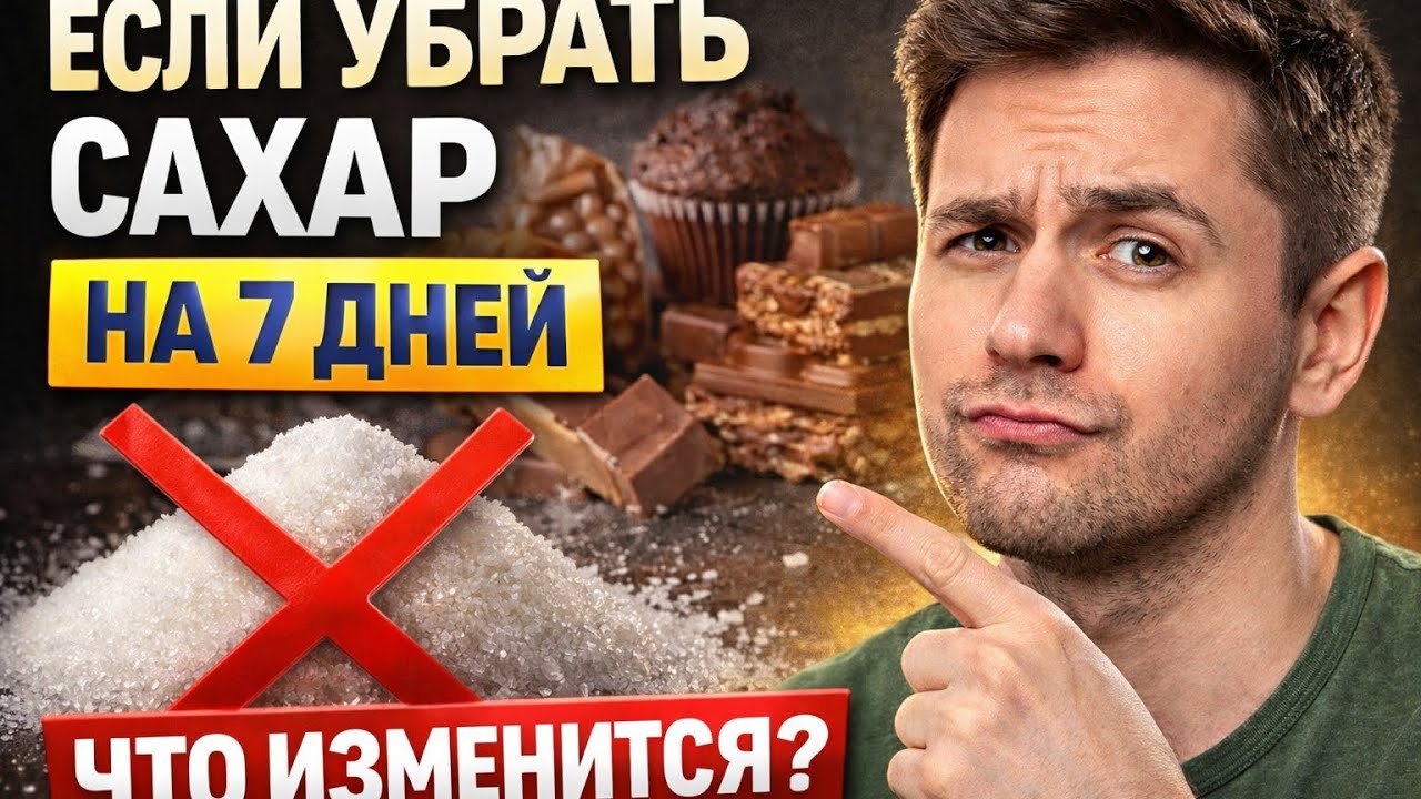 Если убрать сахар на 7 дней — что изменится?