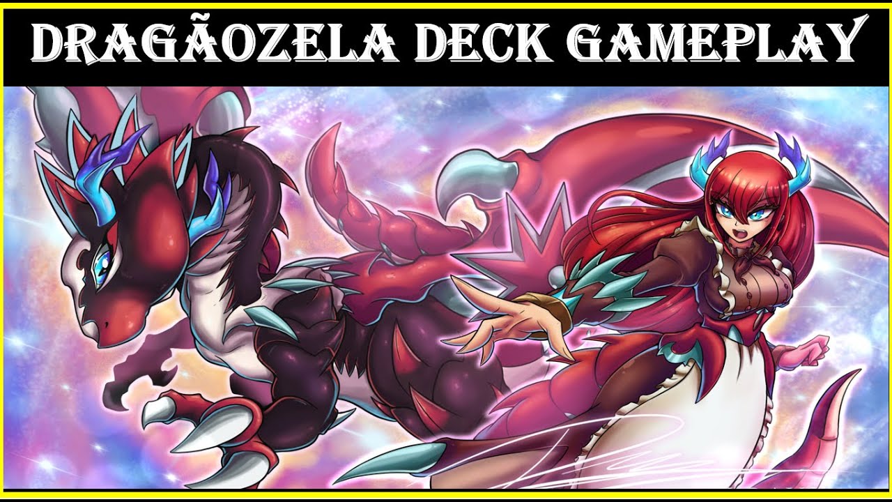 DECK DE DRGÃOZELA: GAMEPLAY COMENTADO YUGIOH MASTER DUEL - Dragonmaid meta deck gameplay