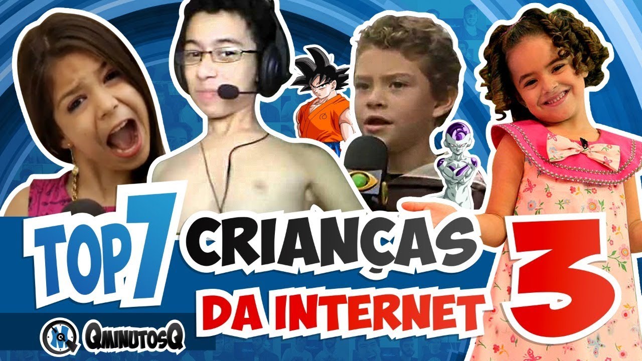 Crianças MAIS Famosas da Internet 3 | Top 7 | QMQ S03E31