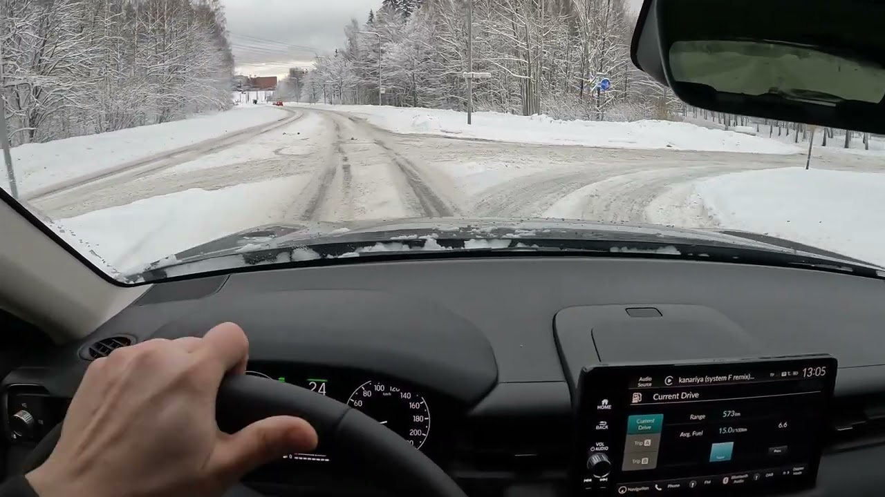 Honda HR-V e:HEV ‘22 first snow