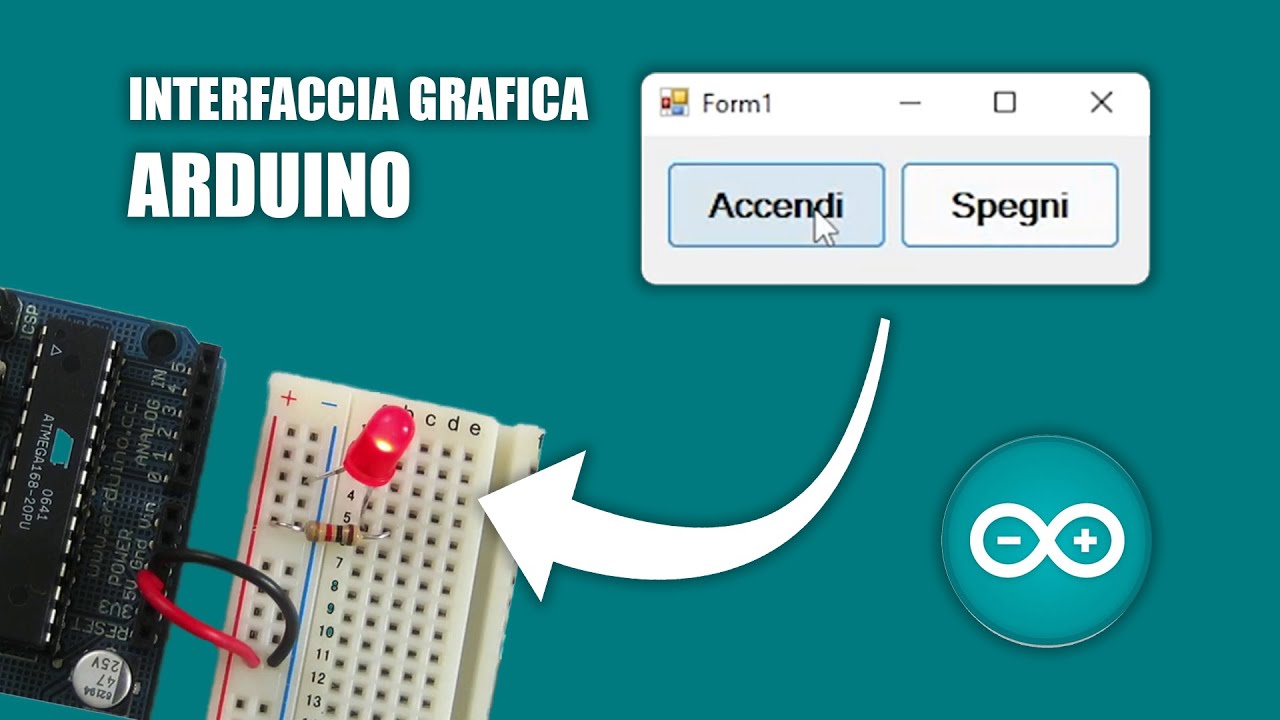 COMANDARE ARDUINO da INTERFACCIA GRAFICA UTENTE - Arduino Tutorial ITA - Arduino GUI