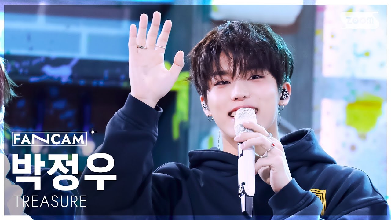 [안방1열 직캠4K] 트레저 박정우 'YELLOW' (TREASURE PARK JEONG WOO FanCam) @SBS Inkigayo 250316