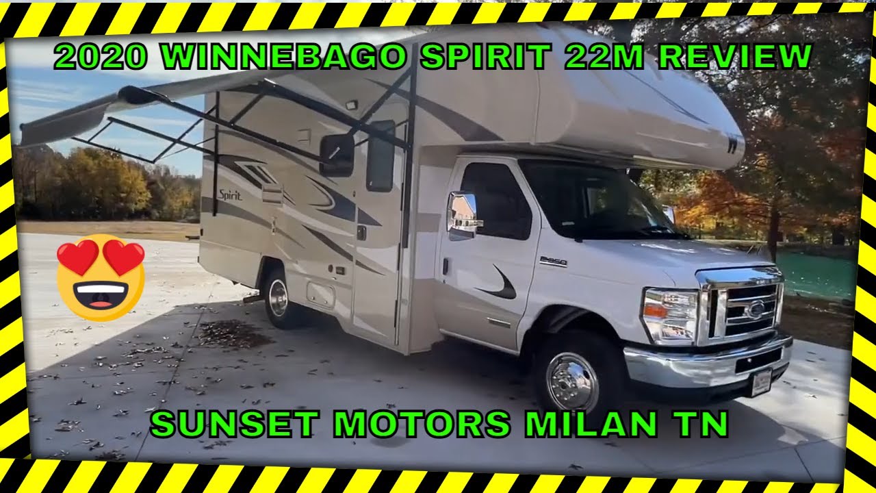 2020 WINNEBAGO SPIRIT 22M CLASS C MOTOR HOME FOR E350 V10 RV USED FOR SALE REVIEW INFO SPECS