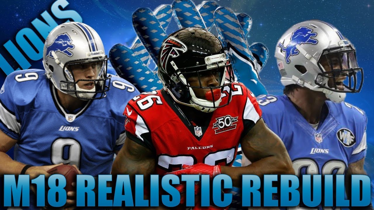 Greatest Tallest Receivers Ever! Realistically Rebuilding the Detroit Lions! | Madden 18 Franchise