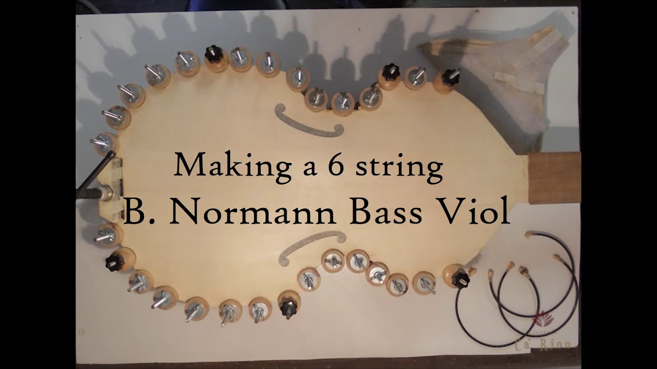 Viola da gamba making - Stop motion video