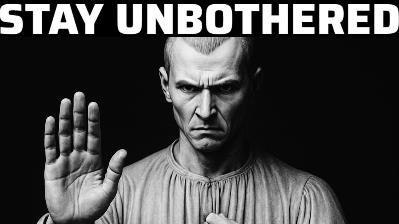 How To Never Get Angry Or Bothered By Anyone - Machiavelli