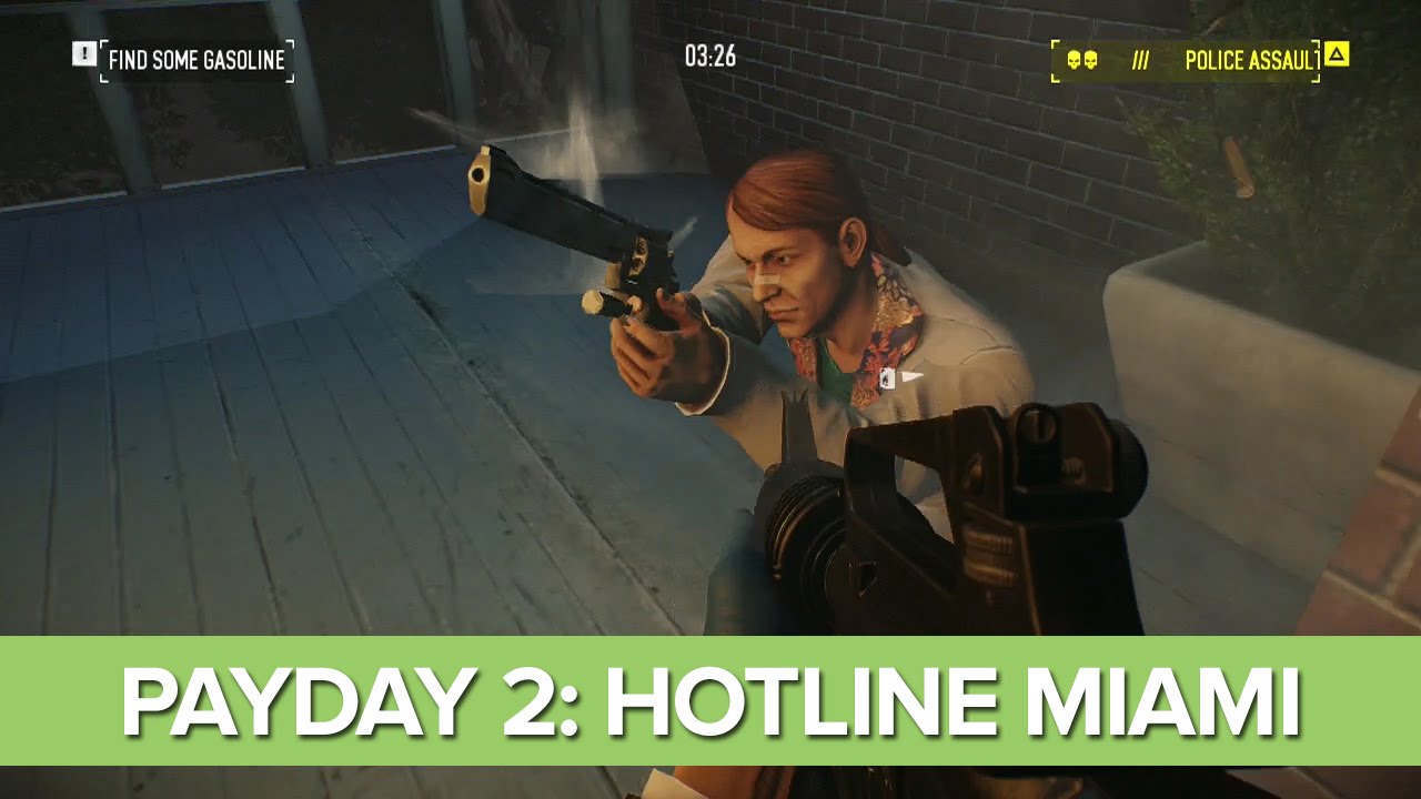 Payday 2 Next Gen Gameplay - HOTLINE MIAMI