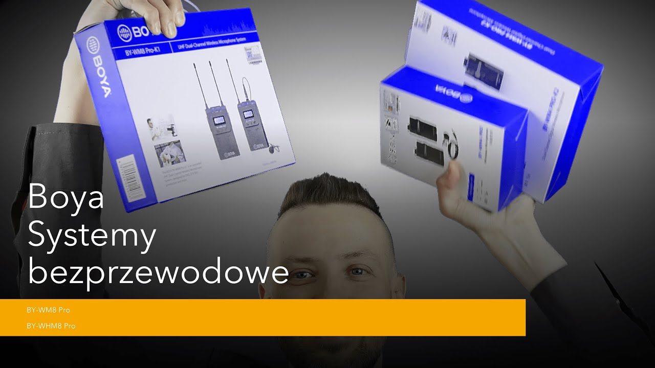 BOYA BY-WM8 Pro- prezentacja mikrofonowego zestawu bezprzewodowego do kamer