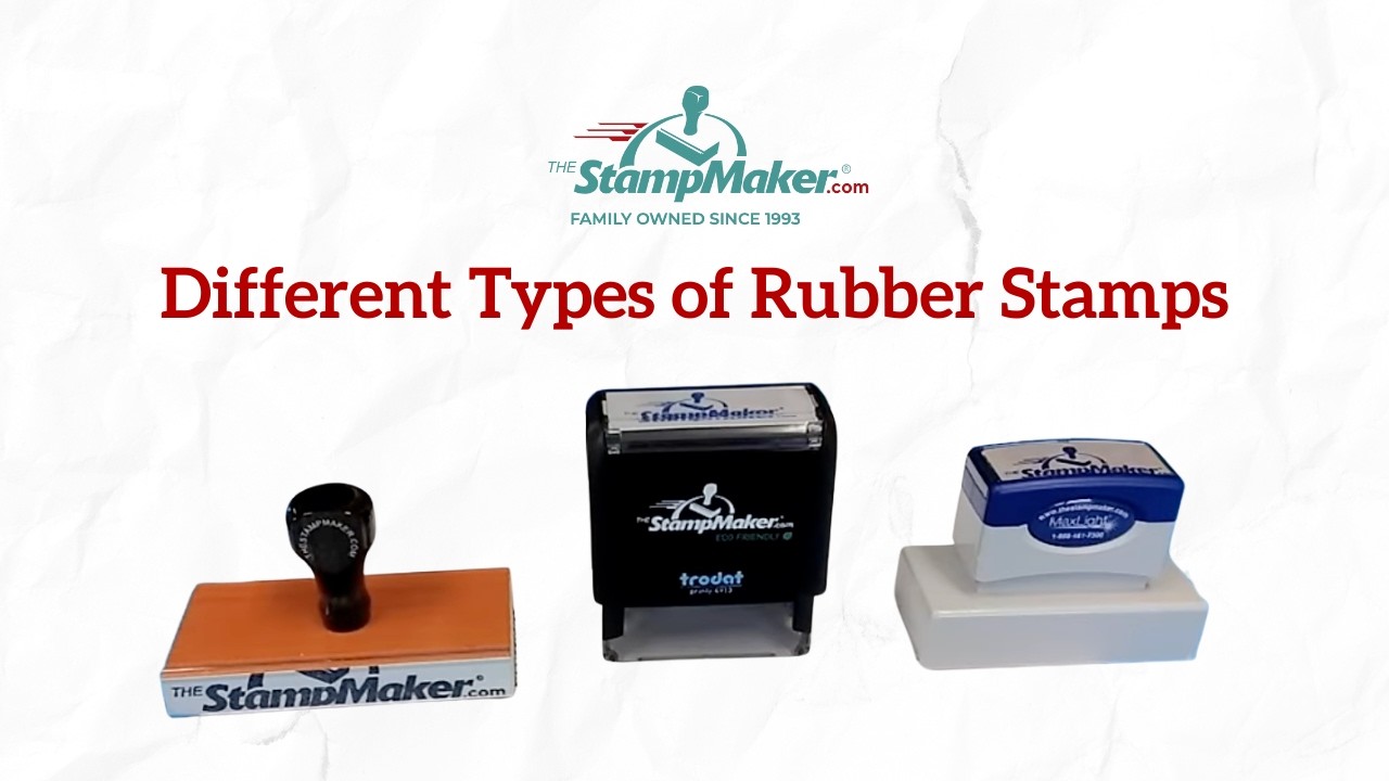 Different Types of Rubber Stamps: Pre-Inked, Self-Inking, Wood Handle