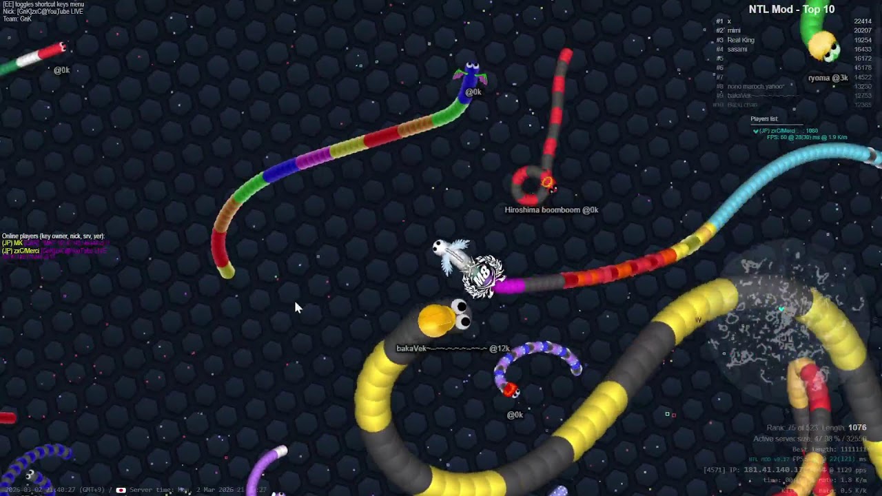【slither.io】zxC/Merci