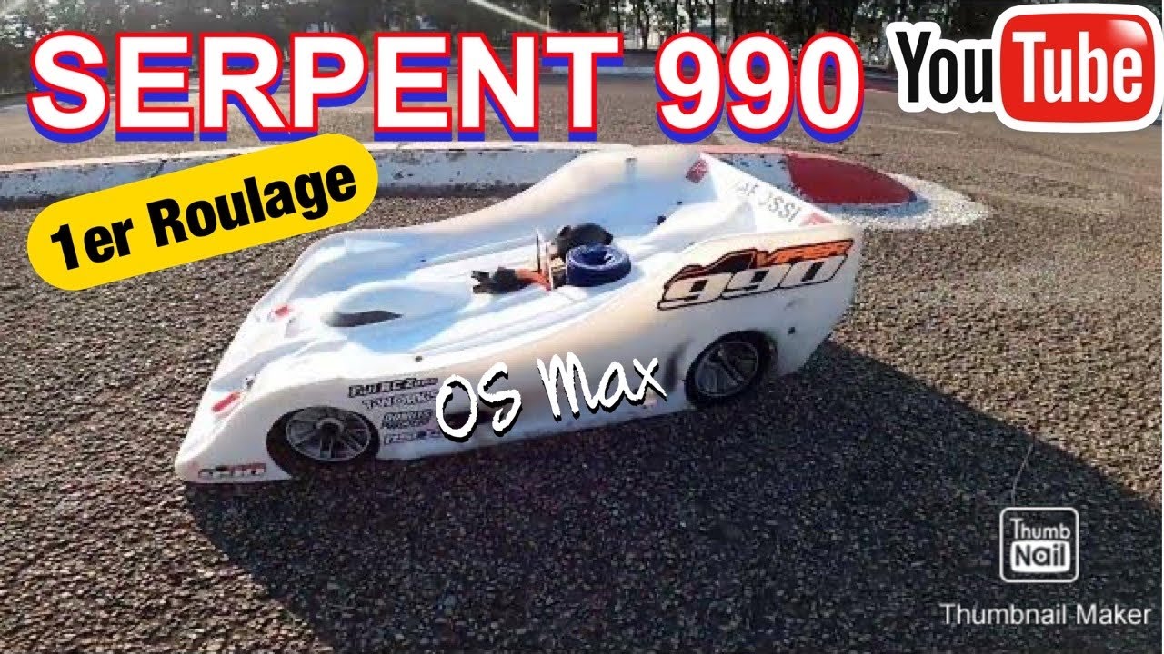 🔥JULIEN REVIENT sur SERPENT 990 VIPER - MOTEUR OS MAX R21 JUSTE RODE 🔥