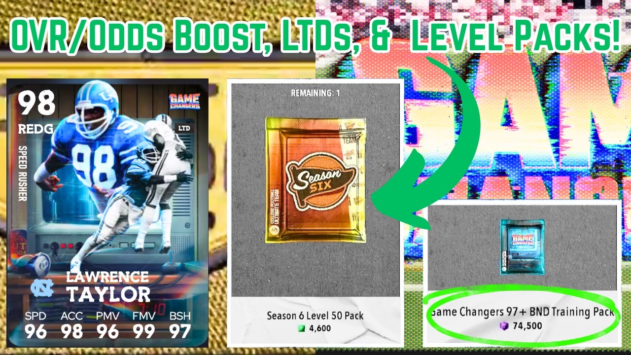 OVERALL INCREASE RAINS LTDS! ALL Level Offers! Opening EVERYTHING For Game Changers LTDs In CFB 26!