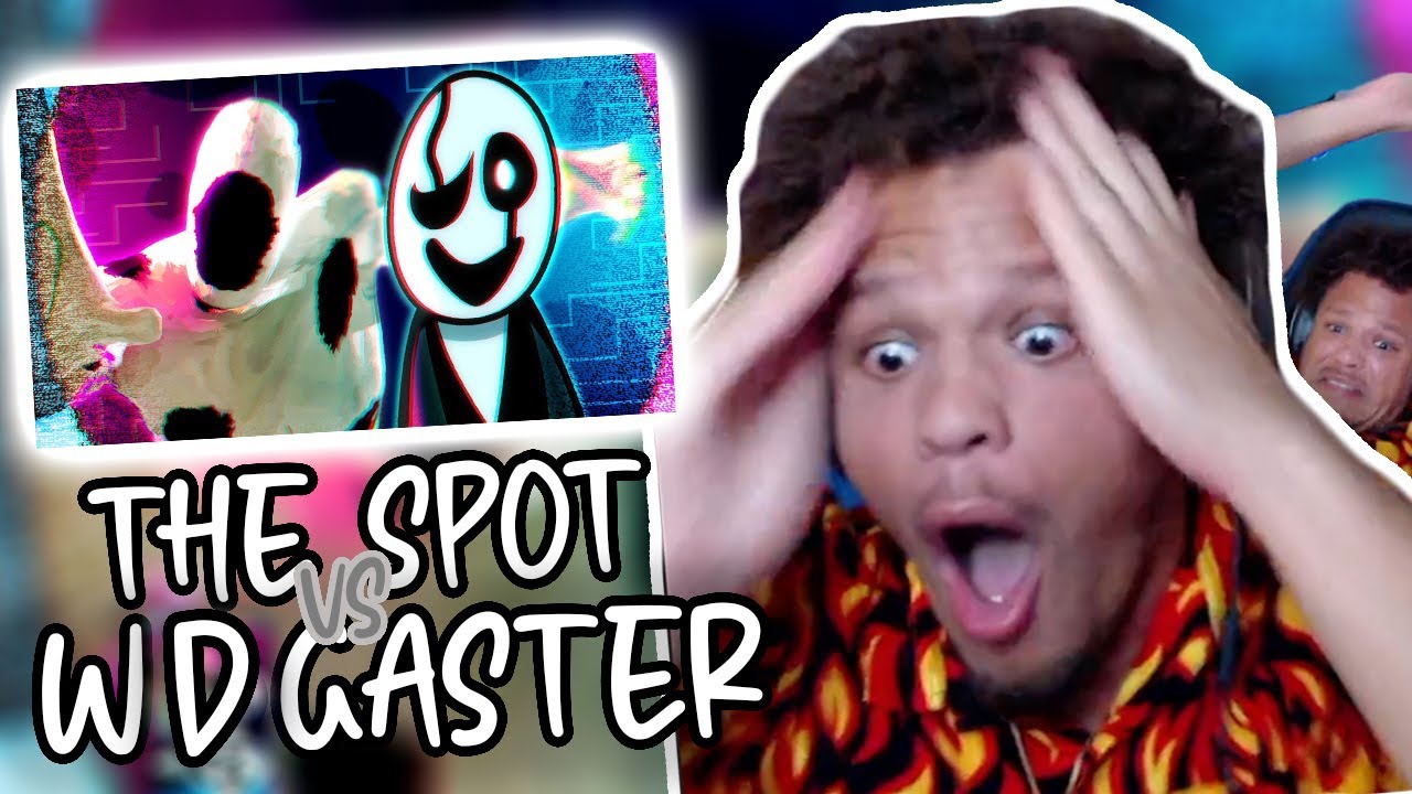 NO JOKE SPEECHLESS FROM ONE OF THESE VERSES... THE SPOT VS WD GASTER RAP BATTLE REACTION!!!