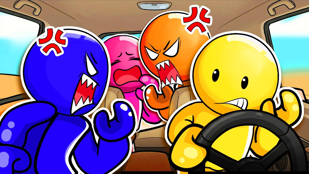Verity, Falsity vs. Lovity & Calavity Go On A ROAD TRIP in Roblox!