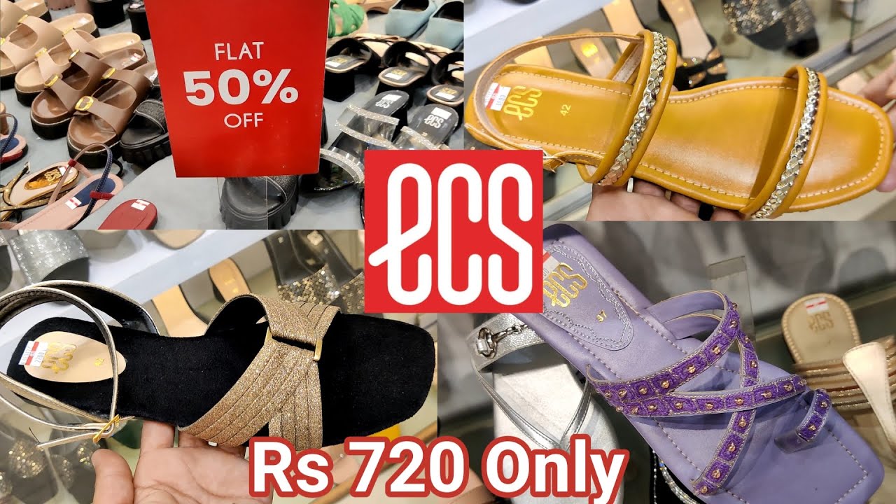 ecs shoes flat 50% off summer sale 2024 sandals heels court shoes flat shoes