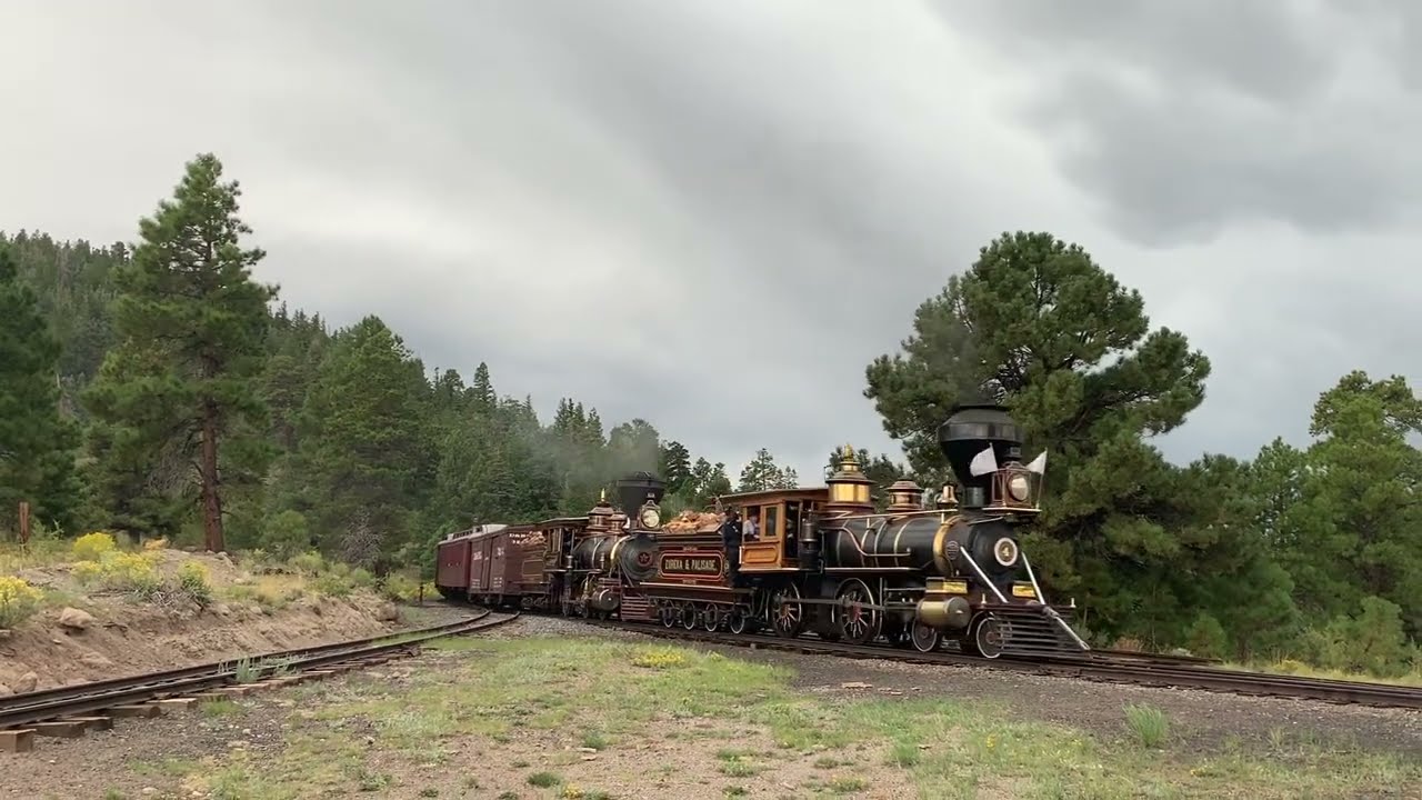 1875 built, wood burning steam locomotives on the Cumbres & Toltec Railroad.
