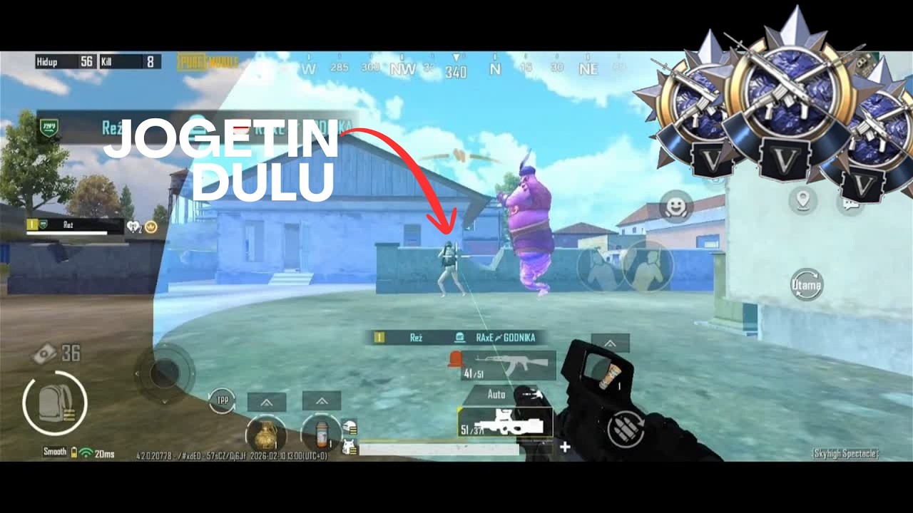 MUSUH NYA SANTAI BANGET DAH... GAMEPLAY PUBG 10 FEBRUARI