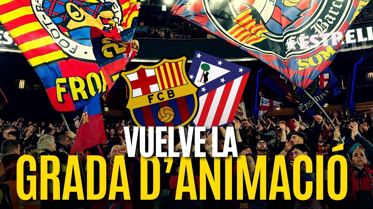 🔥 La GRADA d'ANIMACIÓ VUELVE al Camp Nou con 750 culés 🎶💙❤️ #Remontada BARÇA - ATLÉTICO
