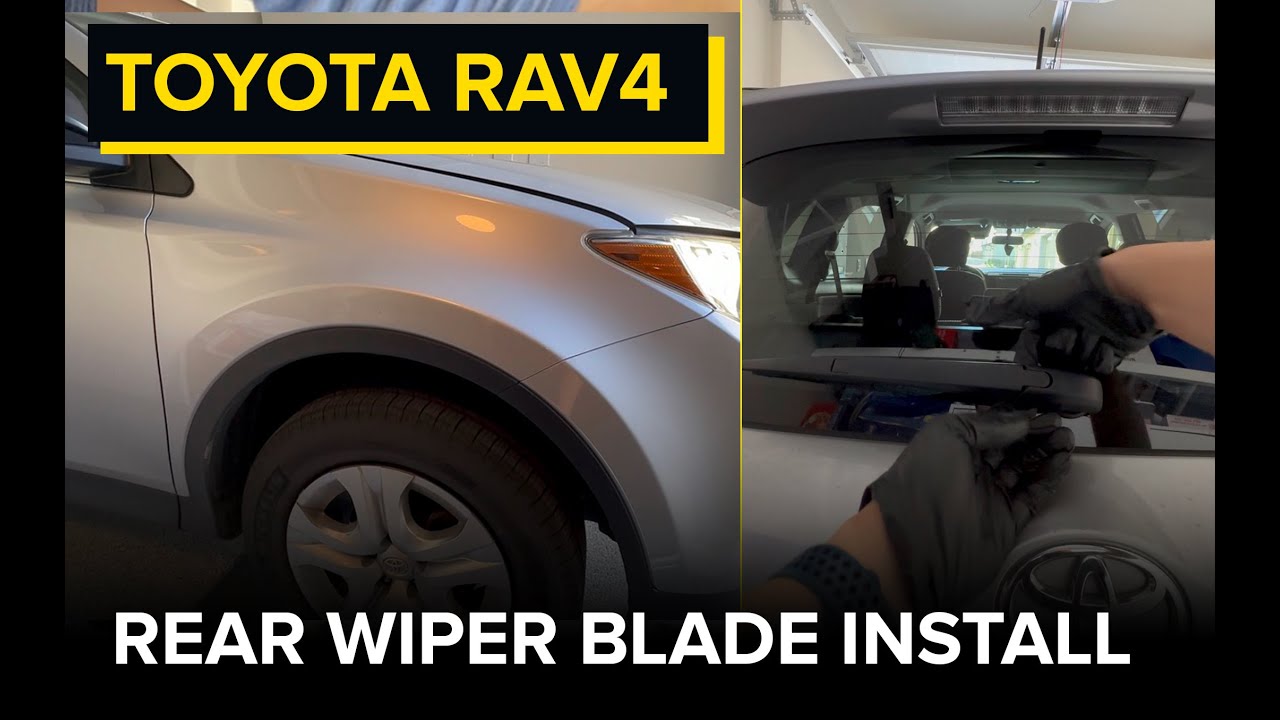 2015 Toyota RAV4 rear windshield wiper change