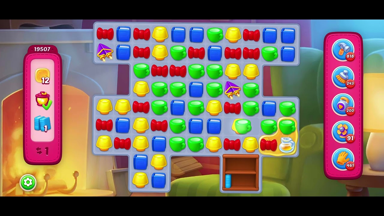Homescapes Level 19507  -- No cheats