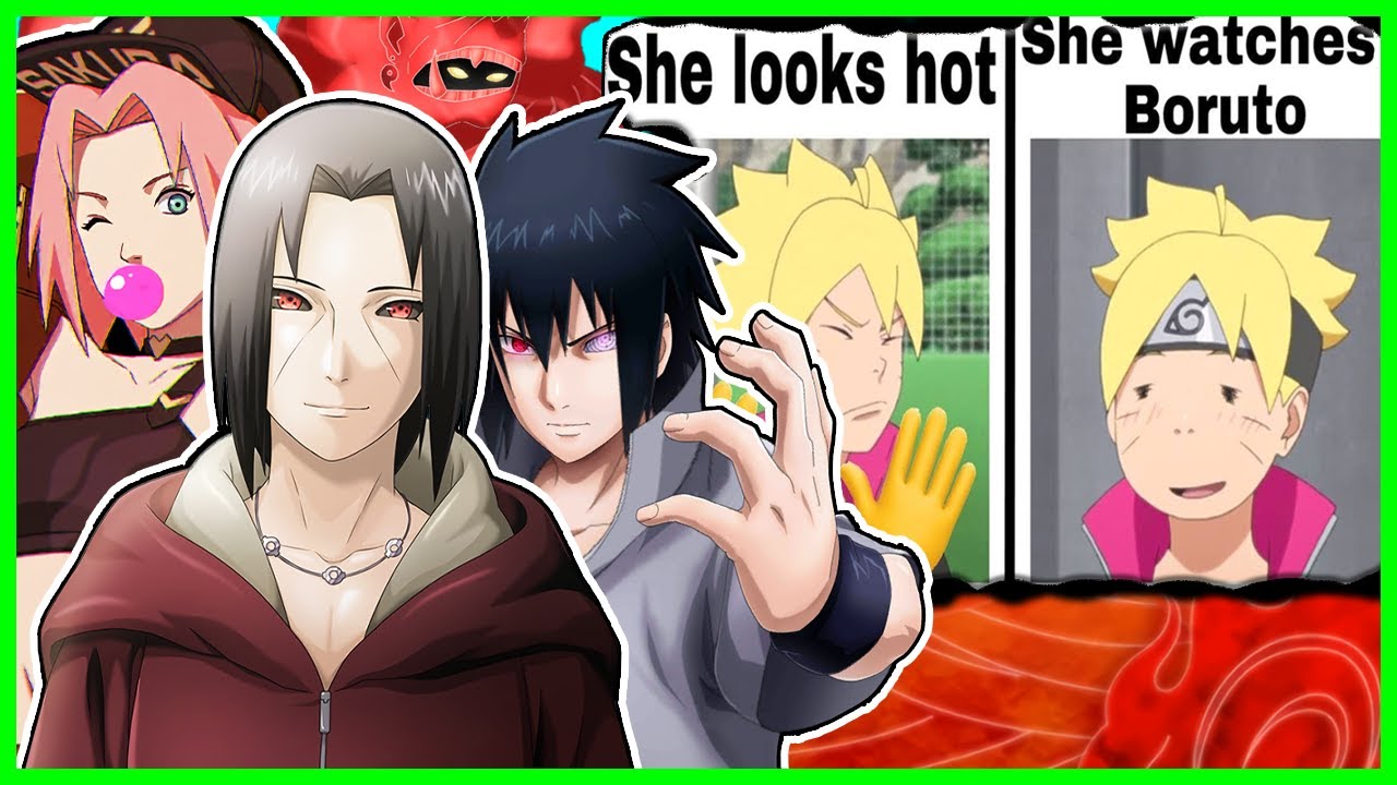 Itachi Sasuke and Sakura react to ULTIMATE BORUTO MEMES [SPECIAL]