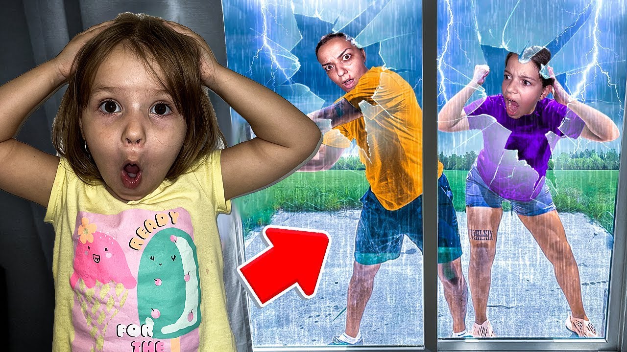 LAMIJA SE SAMA ZAKLJUČALA u KUĆI ! *razbili smo prozor*