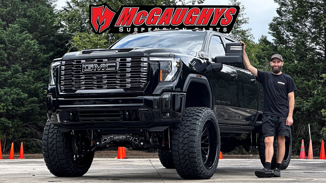 BIGGER is BETTER!! | 2025 GMC Sierra 2500 Denali Ultimate on a 9” McGaughys lift kit & 40” Tires 
