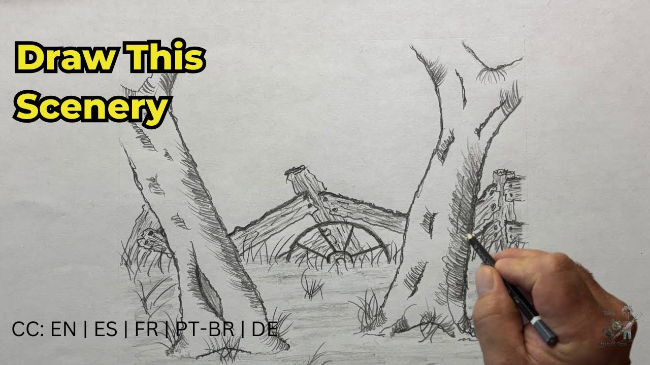 How to Draw Simple Scenery for Beginners