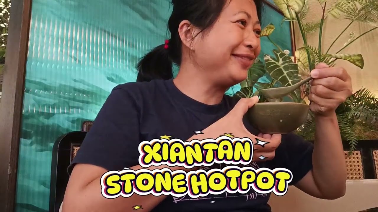 Steam stone pot @ xiantan restaurant,china 