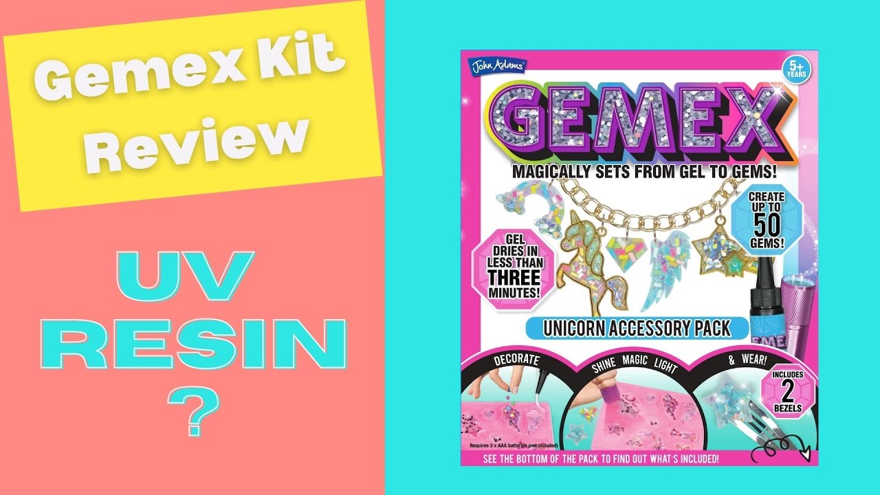 Gemex Unicorn Kit Review - Is it worth it? My First UV Resin Experience