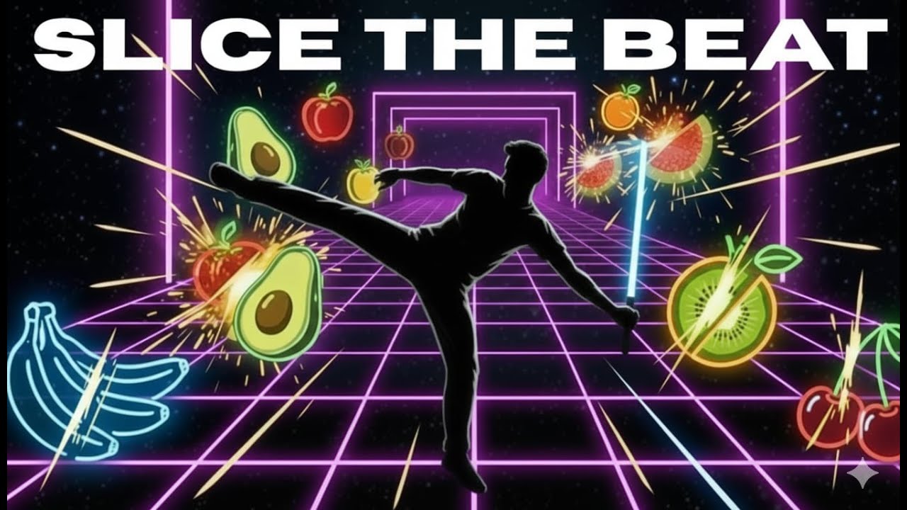 Viral Interactive Game⚡ | BEAT SABER Immersive Interactive Warm Up | Neon Rhythm Game