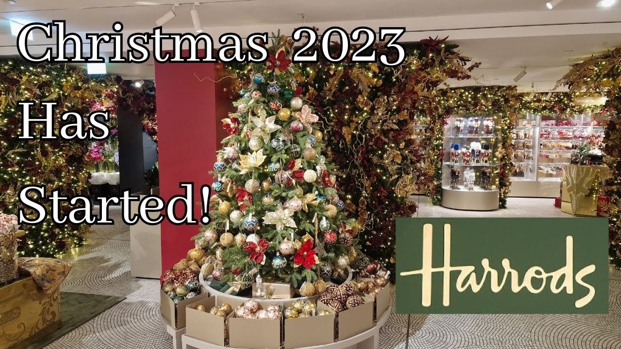 Harrods Christmas 2023: London's Festive Extravaganza Begins! 🎄🎁