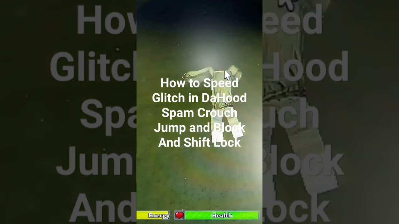 How to Speed Glitch in DaHood #roblox #dahood #glitch #blowup #fypシ